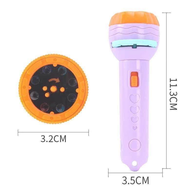 Slide Flashlight Torch Education Learning Kids Toy (with 3+3 slides free)